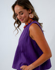 Fall denim top for gameday look for Clemson, LSU gameday outfit, TCU game day outfit
