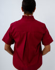 100% cotton ruffle blouse for work, fall workwear, SEC game day top, USC game day top