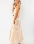 Z Supply Sandshell Salerno Wrap Midi Skirt