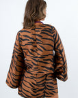 Auburn and LSU matching tiger print outfit, animal print matching outfit, elevated tiger print outfit