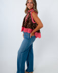 Top for back to school, back to school outfits, fun tops for fall, animal print tops