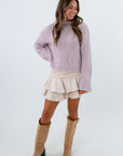 Lavender Haze Rollneck Sweater