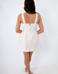 MinkPink White Denim Cove Mini Dress