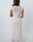 Romantic fall white maxi, fall maxi with lace detailing, long fall dresses