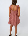 Gingham game day dress for women for South Carolina game day, Alabama game day, Georgia game day