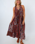 Valencia Patchwork Maxi Dress