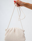 Reception Ready Ivory Crossbody Clutch