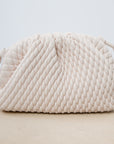 Reception Ready Ivory Crossbody Clutch