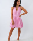 Steve Madden Pastel Lilac Dianna Halter Dress