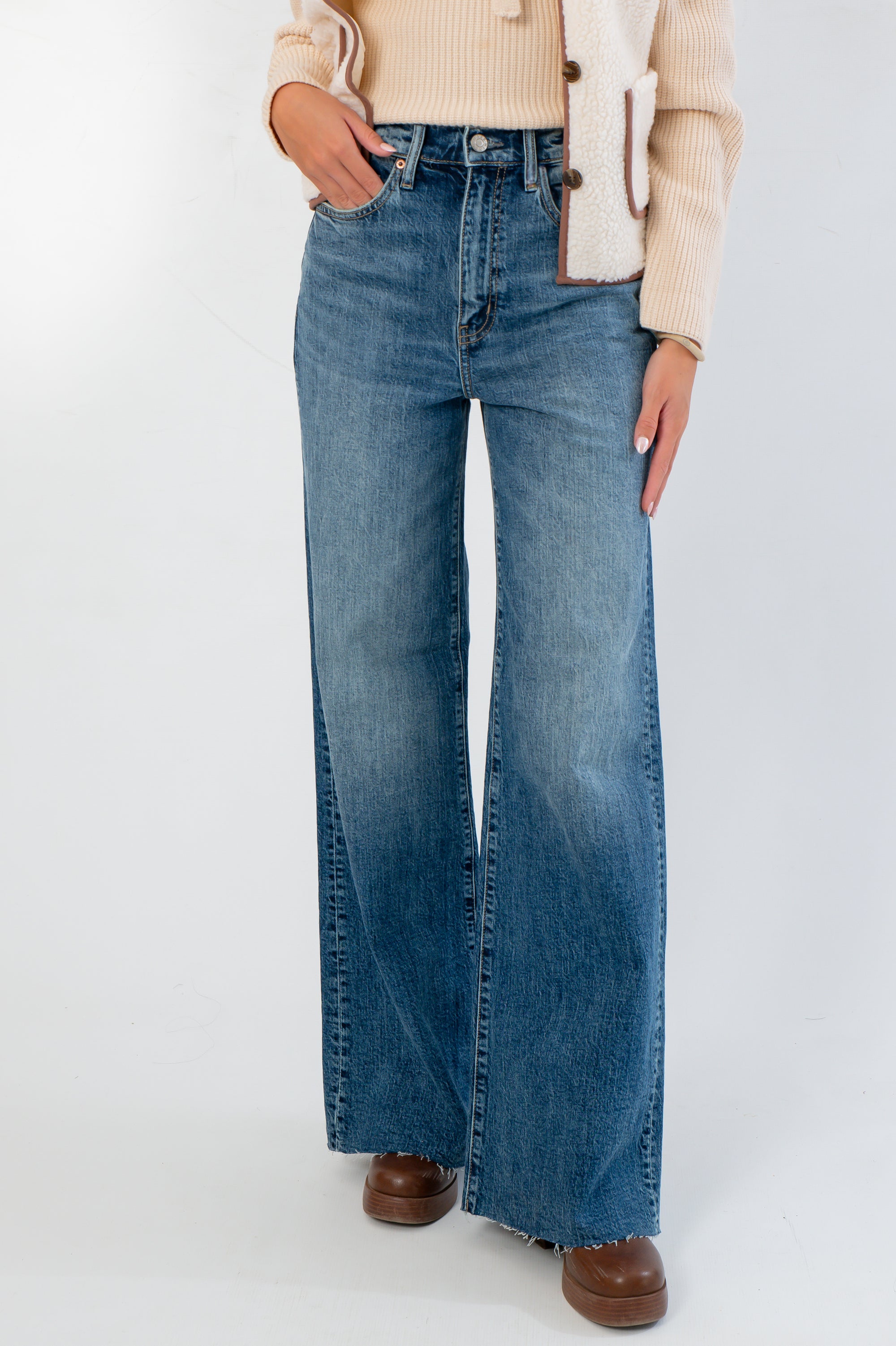 Daze Stunner Far Out Wide Leg Jean