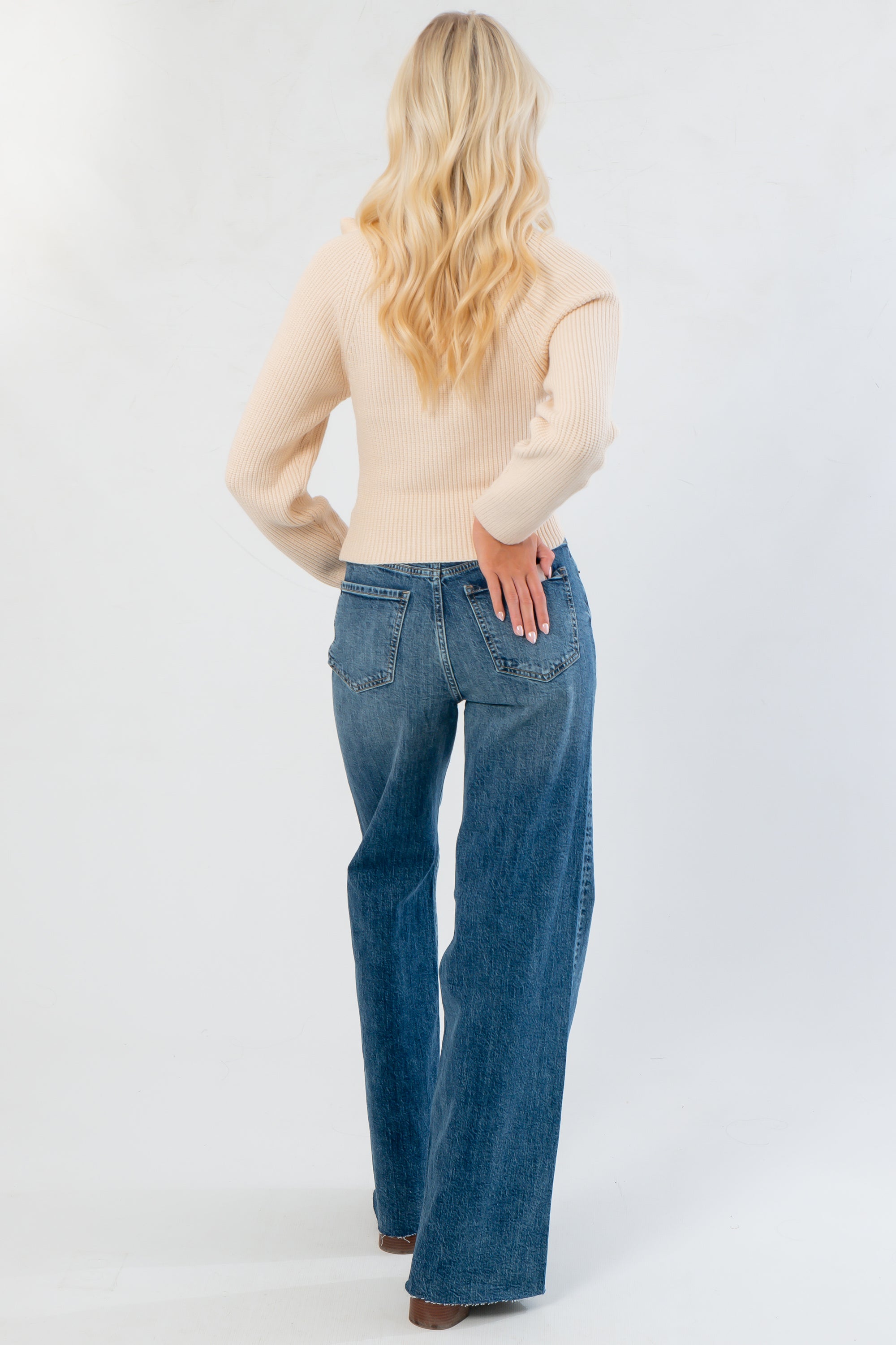 Daze Stunner Far Out Wide Leg Jean