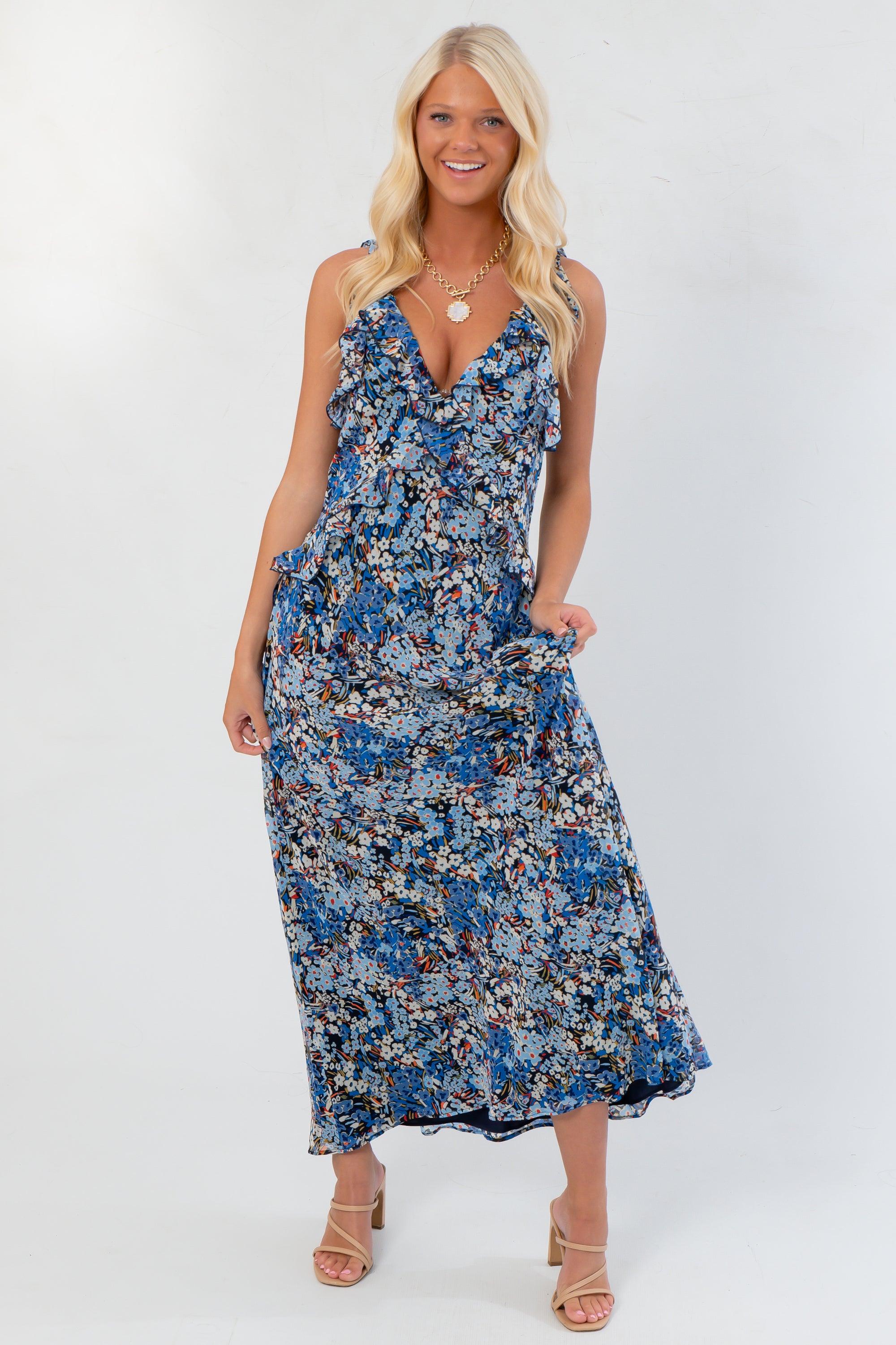 Steve Madden Bristol Floral Adalina Maxi Dress
