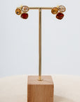 Harvest Gemstone Stud Earrings