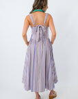 Lowcountry Stripe Square Neck Midi Dress