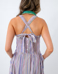 Lowcountry Stripe Square Neck Midi Dress
