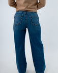 Wide leg trouser jeans, women's high rise trouser jeans, kut from the kloth trouser jeans
