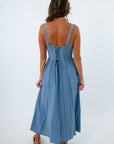 Z Supply Classic Indigo Leonora Midi Dress