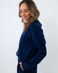 Spanx AirEssentials Timeless Navy Half Zip