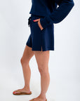 Spanx Air Essentials navy lounge shorts for women by Spanx in Navy