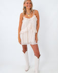 Dandelion Ivory Ruffle Romper