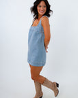 Show Me Your Mumu Jet Stream Blue Topanga Mini Dress