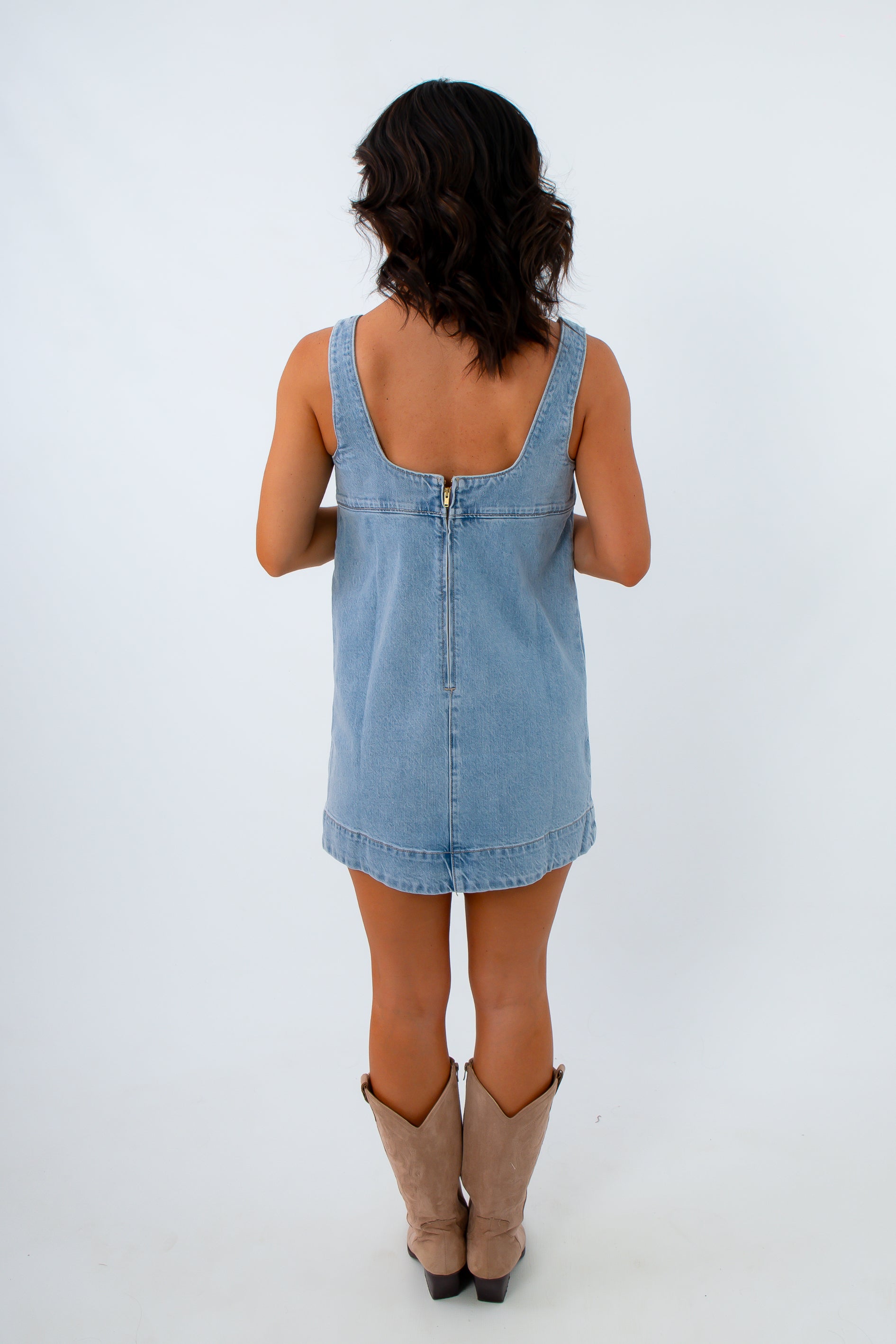 Show Me Your Mumu Jet Stream Blue Topanga Mini Dress