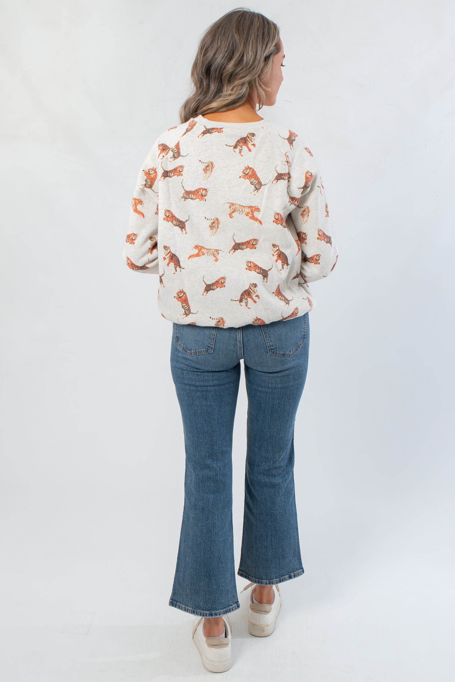 The Tiger Scatter Print Sweatshirt