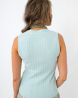 Seafoam Twist Front Tank