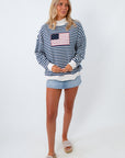 4th of July travel outfit for women