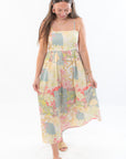 MinkPink Aurora Strappy Patchwork Midi Dress