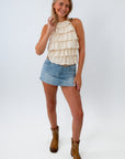 Chic vacation halter top