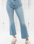 Daze All Mine Vintage Soho High Rise Ankle Flare Jeans-Bottoms-Daze Denim-L. Mae Boutique & Wild Mabel Clothing