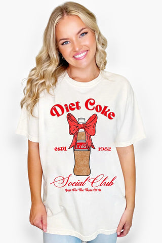 Diet Coke Social Club Tee-Poppy & Pine-L. Mae Boutique