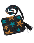 Gold & Teal Star Beaded Bag-Accessories-Tiana Designs-L. Mae Boutique & Wild Mabel Clothing