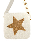 Gold and White Star Beaded Bag-Accessories-Tiana Designs-L. Mae Boutique & Wild Mabel Clothing