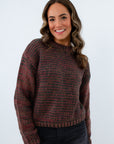 University of South Carolina fall game day outfit sweater, burgundy and black sweater, sweater for USC game day