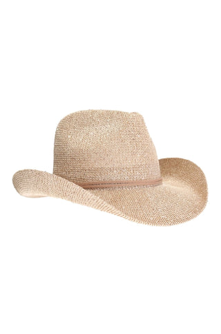Hello Vegas Gold Sequin Cowboy Hat-C.C Beanie-L. Mae Boutique