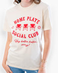 Home Plate Social Club Tee-Tops-The Babe Co.-L. Mae Boutique & Wild Mabel Clothing