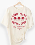 Home Plate Social Club Tee-Tops-The Babe Co.-L. Mae Boutique & Wild Mabel Clothing