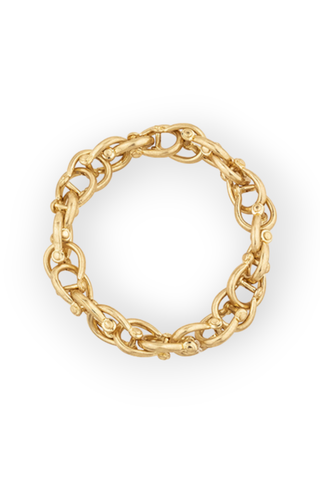 Horseshoe Gold Chain Link Bracelet-Golden Stella-L. Mae Boutique