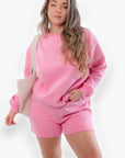 Hot Pink Giddy Up Buttercup Sweatshirt-Tops-Bailey Rose-L. Mae Boutique & Wild Mabel Clothing