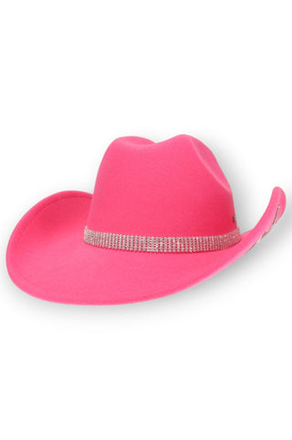 Houston Girl Hot Pink Sequin Stars Cowboy Hat-C.C Beanie-L. Mae Boutique
