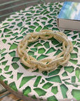 Gold Shimmer Interlocking Bracelet
