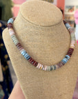 Dark Multi Mini Beaded Necklace