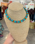 Turquoise Multi Beaded Necklace