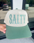 Salty Sage Green Canvas Trucker Hat