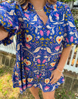 Morgan Folk Love Mini Dress
