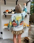 Queen of Sparkles Thanksgiving Parade Button Up Cardigan
