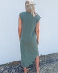Z Supply Hunter Green Calabasas Midi Dress