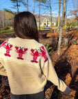 Fair Isle Toffee Lobster Cardigan